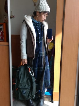 *ももこ*さん（レディース・153cm）の冬コーディネート
