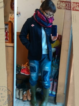 「Rubb（ラブ）のアイテム」を使った、*ももこ*さん（レディース・153cm）の冬コーディネート