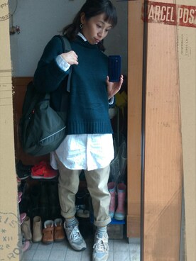 *ももこ*さん（レディース・153cm）の冬コーディネート