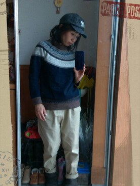 *ももこ*さん（レディース・153cm）の冬コーディネート