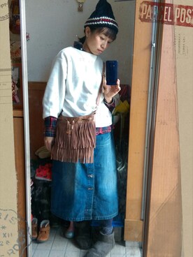 *ももこ*さん（レディース・153cm）の冬コーディネート