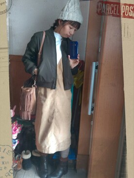 *ももこ*さん（レディース・153cm）の冬コーディネート