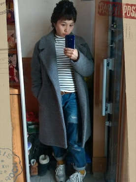 *ももこ*さん（レディース・153cm）の冬コーディネート