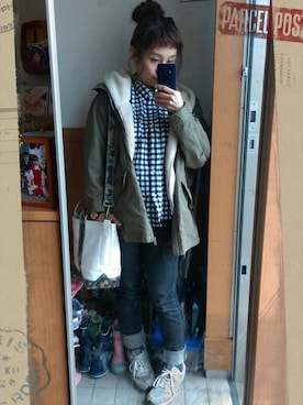 *ももこ*さん（レディース・153cm）の冬コーディネート