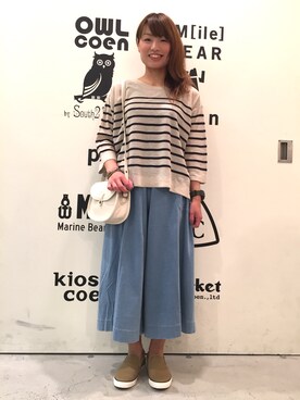 Fuka*さん（レディース・153cm）の春コーディネート