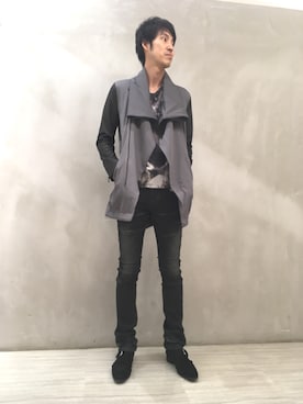 「TORNADO MART（トルネードマート）のアイテム」を使った、OHORIさん（メンズ・183cm）の夏コーディネート