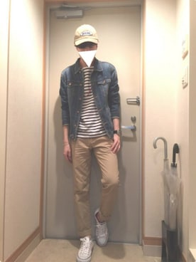 「Request（リクエスト）のアイテム（帽子）」を使った、だいちさん（メンズ・176cm）の秋コーディネート