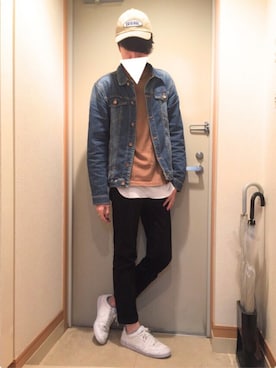 「Request（リクエスト）のアイテム（帽子）」を使った、だいちさん（メンズ・176cm）の秋コーディネート