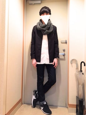 「Request（リクエスト）のアイテム（トップス）」を使った、だいちさん（メンズ・176cm）の秋コーディネート