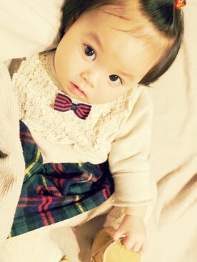 azu☻♡さん（キッズ・60cm）の秋コーディネート