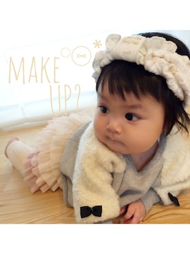 azu☻♡さん（キッズ・70cm）の冬コーディネート