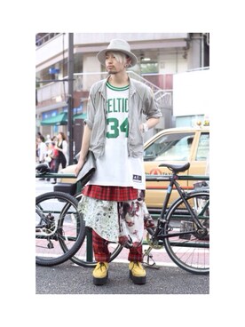 「SEDITIONARIES」｜「アイテム（ジャケット/アウター）」を使った、たんごさん（メンズ・175cm）の夏コーディネート