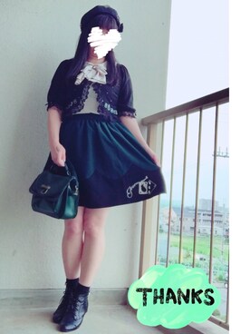 「axes femme（アクシーズファム）のアイテム（ハンチング/ベレー帽）」を使った、サリィさん（レディース・164cm）の秋コーディネート