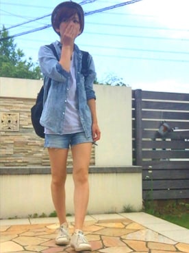 「NAVAL（ナバル）のアイテム（帽子）」を使った、basilさん（レディース・156cm）の春コーディネート