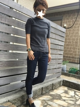 「前髪アレンジ」｜basilさん（レディース・156cm）の秋コーディネート