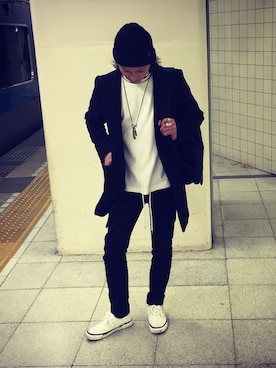 「JULIAN DAVID（ジュリアン デイヴィッド）のアイテム」を使った、こーじさん（メンズ・171cm）の秋コーディネート
