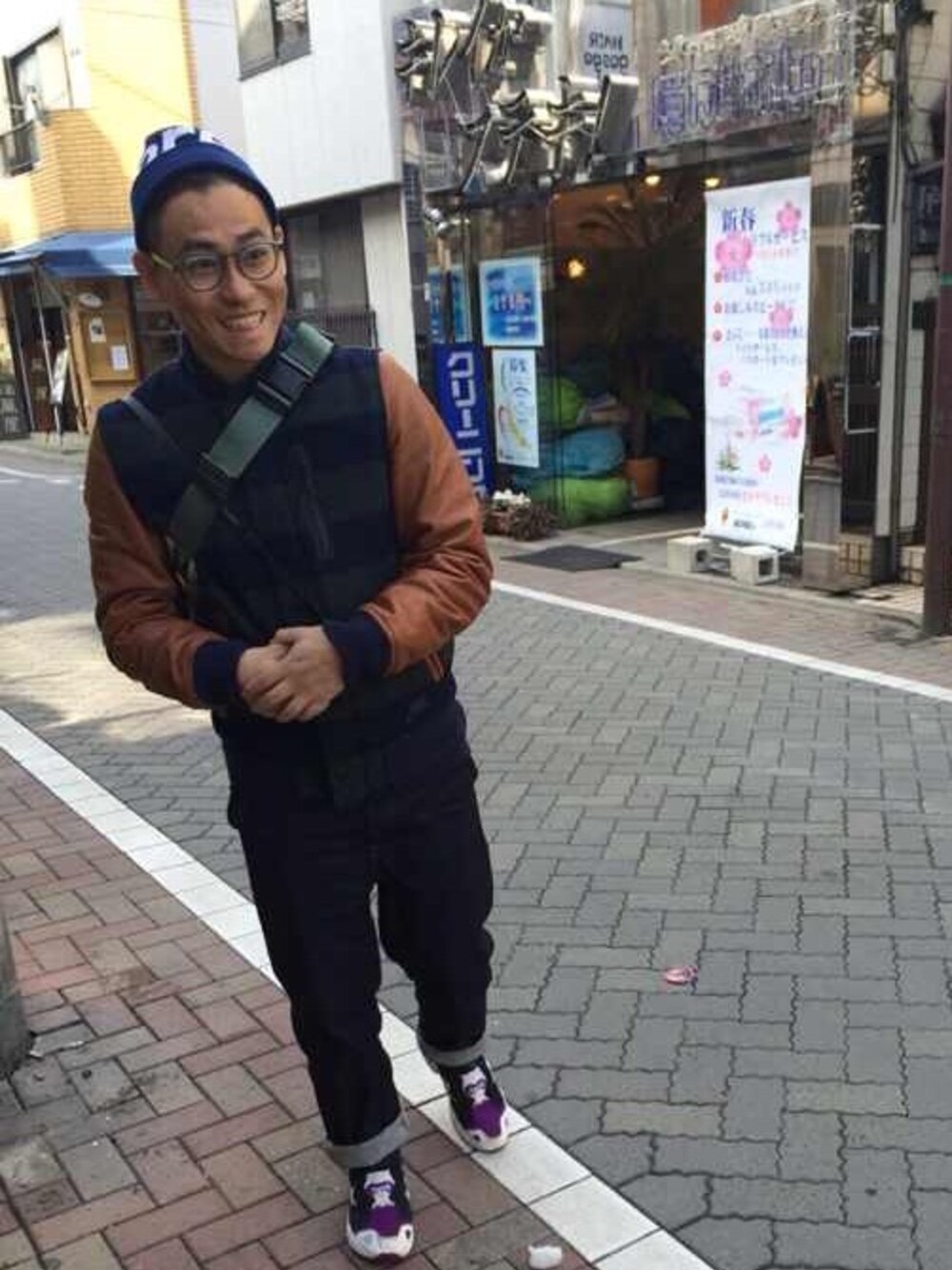 「TOKYO、Kichijoji、PUMP FURY、NSW、supreme、JUNYA WATANABE MAN、hkboy」｜「NIKEのアイテム（スタジャン、その他）」を使った、Cyrusさん（メンズ・168cm）の冬コーディネートの1枚目の写真