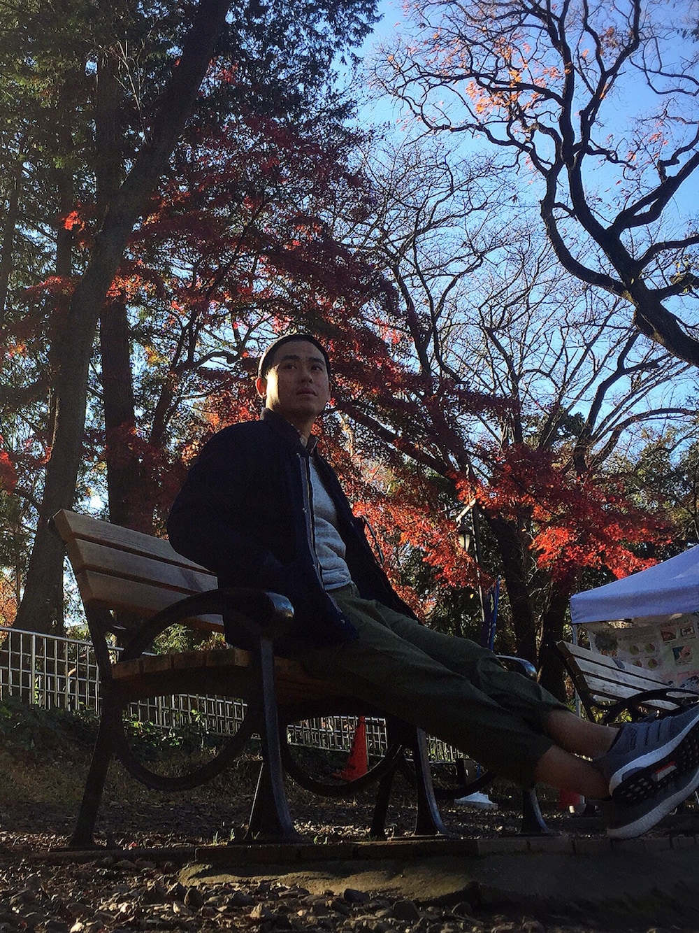 「NEIGHBORHOOD、GU、wtaps、JOUNALSTANDARD、URBAN RESEARCH DOORS、adidas、ultra boost、ootd、hkboy」｜「NEIGHBORHOODのアイテム（ニットキャップ/ビーニー、ブラック系）」を使った、Cyrusさん（メンズ・168cm）の冬コーディネートの1枚目の写真