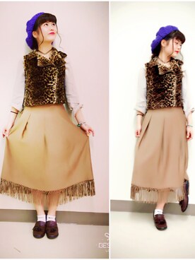「Dosch（ドスチ）のアイテム（ジャケット/アウター）」を使った、na-to♡さん（レディース・160cm）の冬コーディネート