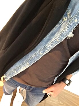 「H&M DIVIDED（エイチアンドエム　ディヴァイデッド）のアイテム（その他アウター）」を使った、TAKUMIさん（メンズ・174cm）の冬コーディネート