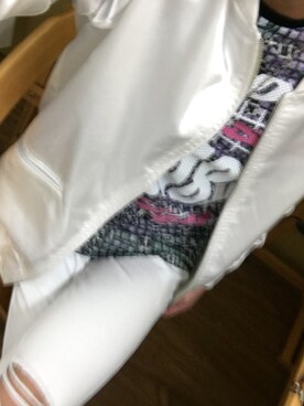 「OFF-WHITE」｜「アイテム（ブルゾン）」を使った、TAKUMIさん（メンズ・174cm）の冬コーディネート