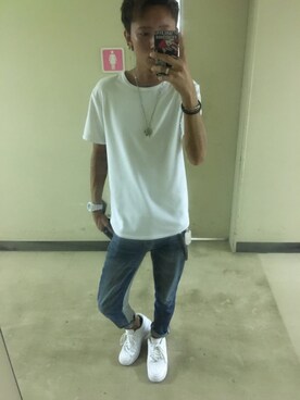 「Rodeo Crowns（ロデオクラウンズ）のアイテム（腕時計）」を使った、TAKUMIさん（メンズ・174cm）の夏コーディネート