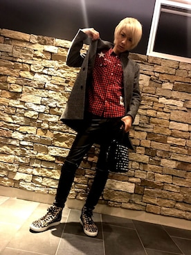 「アイテム（トレンチコート）」を使った、英詩さん（メンズ・182cm・20代）の秋コーディネート