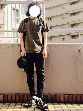 「URBAN RESEARCH Sonny Label（アーバンリサーチサニーレーベル）のアイテム（パンツ）」を使った、MasaakiOoueさん（メンズ・169cm）の夏コーディネート