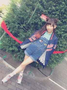 「トゥイーティー」｜「アイテム（シューズ）」を使った、平野友里(ゆり丸)さん（レディース・156cm）の秋コーディネート