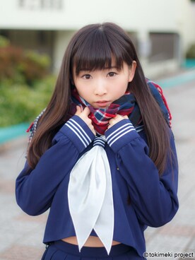 「11月29日」｜平野友里(ゆり丸)さん（レディース・156cm）の秋コーディネート