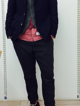 akiyaまきのさん（メンズ・168cm）の冬コーディネート