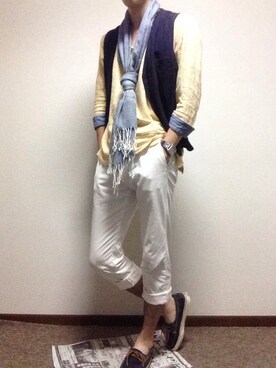 「WEGO（ウィゴー）のアイテム（アナログ腕時計）」を使った、らむちゃんさん（メンズ・178cm）の夏コーディネート