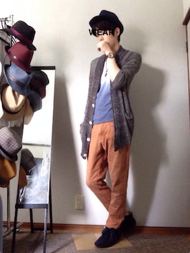 「GGD（ジージーディー）のアイテム（腕時計）」を使った、らむちゃんさん（メンズ・178cm）の夏コーディネート
