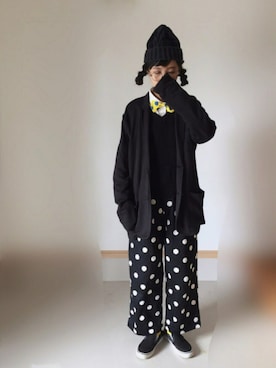 「アイテム（その他パンツ）」を使った、Rabbitsekine🐰さん（レディース・162cm）の秋コーディネート