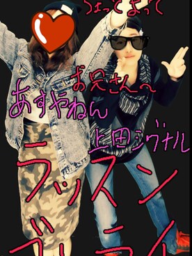 「AS KNOW AS PINKY（アズノゥアズピンキー）のアイテム（その他アウター）」を使った、あすにゃんさん（レディース・152cm）の春コーディネート