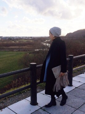 「PHEENY（フィーニー）のアイテム（ジャケット/アウター）」を使った、s.eri.0411さん（レディース・158cm）の秋コーディネート