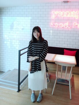 Unaさん（レディース・156cm）の春コーディネート