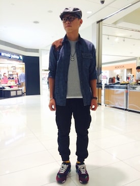 「easywear」｜Ben.Suさん（メンズ・174cm）の夏コーディネート