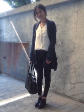 「踝靴」｜Euniceさん（レディース・158cm）の秋コーディネート