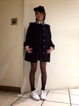 「nice claup」｜「アイテム（スタジャン）」を使った、haruka➶♡さん（レディース・164cm）の冬コーディネート