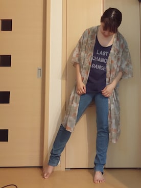 「FULLNELSON（フルネルソン）のアイテム」を使った、yayacoさん（レディース・156cm）の夏コーディネート