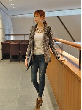 「머플러」｜BEONTOPさん（レディース・167cm）の秋コーディネート