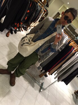 「ショップ」｜惣翁さん（メンズ・170cm）の秋コーディネート