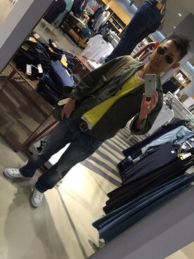 「shop」｜惣翁さん（メンズ・170cm）の秋コーディネート