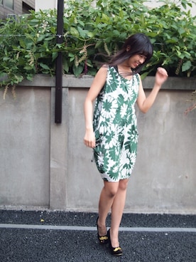 「diamond-bar（ダイヤモンドバー）のアイテム」を使った、ななこ☻﻿さん（レディース・157cm）の夏コーディネート