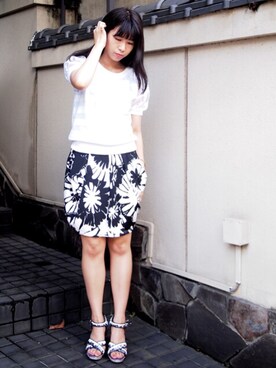 ななこ☻さん(レディース・157cm)の夏コーディネート