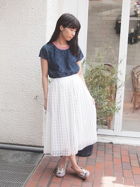 ななこ☻さん(レディース・157cm)の夏コーディネート