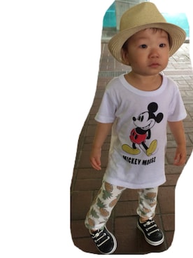 「ミッキーT」｜「アイテム（福袋/福箱）」を使った、Raikiさん（キッズ・90cm）の夏コーディネート