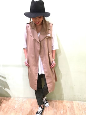 「SEVENDAYS=SUNDAY（セブンデイズサンデイ）のアイテム（その他アウター）」を使った、Amelieさん（レディース・162cm）の春コーディネート