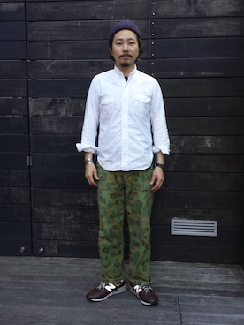 「アイテム（ブレスレット）」を使った、桑原 大輔さん（メンズ・168cm・40代）の冬コーディネート